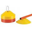 Afbeelding van Markeerschijven met houder - set/40 - geel/rood