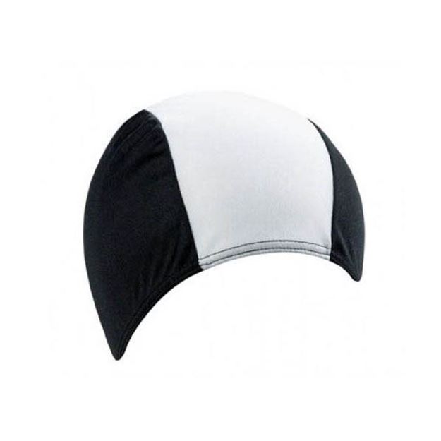 Afbeelding van Badmuts Kinderen polyester zwart/wit