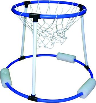 Afbeelding van drijvende basketbalring