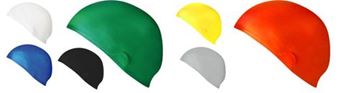 Afbeelding van badmuts - silicone 33g - zwart