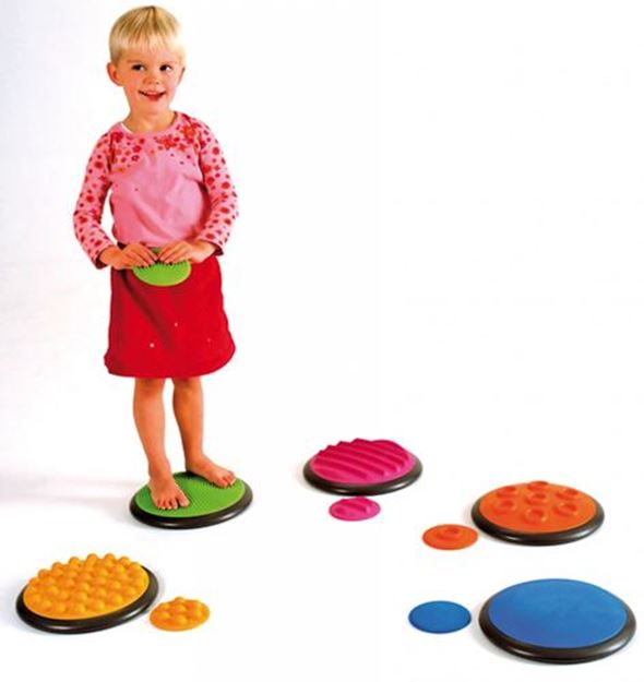 Afbeelding van stapschijven - tactile 1 - set van 10