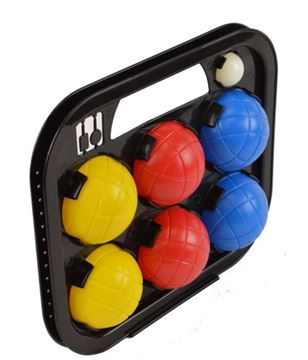 Afbeelding van petanque - set van 6 PVC ballen