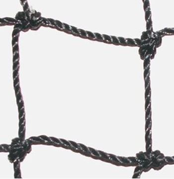 Afbeelding van doelnet SR - PE 4mm - zwart - per paar
