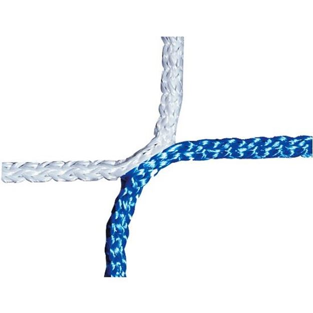 Afbeelding van Doelnetten 5x2x0,8x1,5m - 4mm - blauw/wit