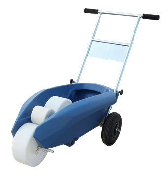 Afbeelding van markeerwagen met verfrol