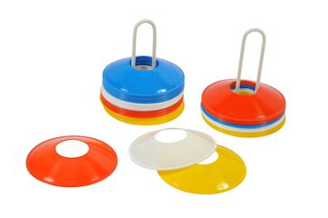 Afbeelding van Markeerschijven extra soepel - set/40 - 4 kleuren