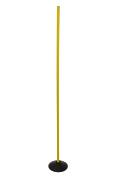 Afbeelding van Slalomstok voor synth. terrein - 160cm - geel