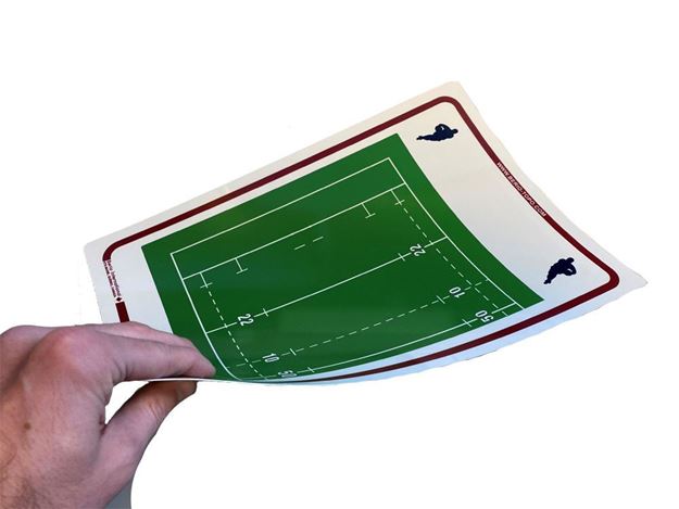 Afbeelding van Topo Soepele tactiek fiche Rugby