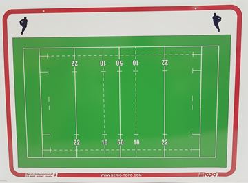 Afbeelding van Topo Soepel muurbord Rugby