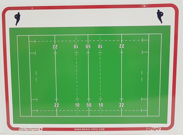 Afbeelding van Topo Soepel muurbord Rugby