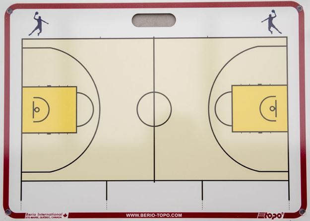 Afbeelding van Topo draagbaar muurbord Basketbal