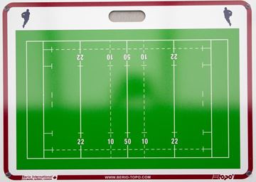 Afbeelding van Topo draagbaar muurbord Rugby