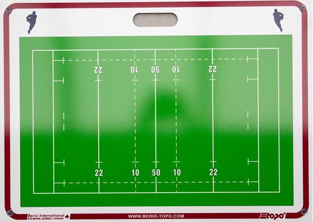 Afbeelding van Topo draagbaar muurbord Rugby