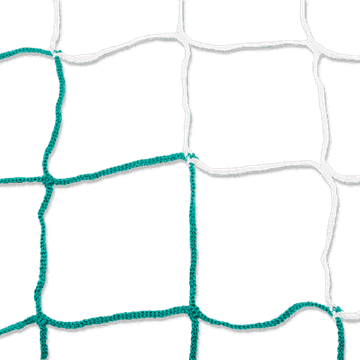 Afbeelding van Doelnetten 7,5x2,5x2x2m - 4mm - groen/wit