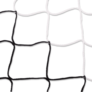Afbeelding van Doelnetten 7,5x2,5x0,8x2m - 4mm - zwart/wit