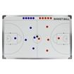 Afbeelding van Taktiekbord 90x60 - basketbal (recto/verso)