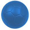 Afbeelding van Foam bal - diam.16cm - geel of blauw