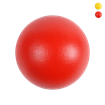 Afbeelding van Bal in 'olifantenhuid' - 16cm - geel of rood