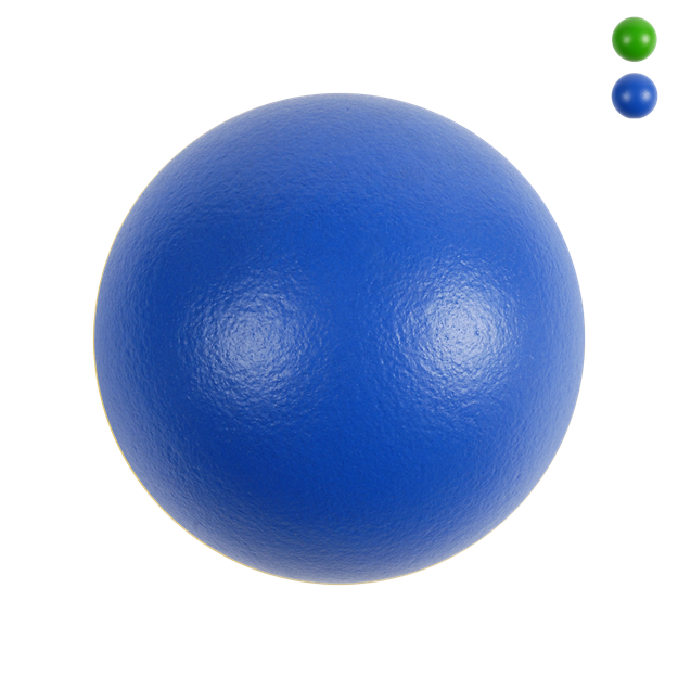 Afbeelding van bal in 'olifantenhuid' - 7cm - blauw