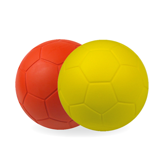 Afbeelding van Bal foam - diam.21cm - rood of geel