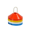 Afbeelding van Markeerschijven met houder - set/40 (4 kleuren)