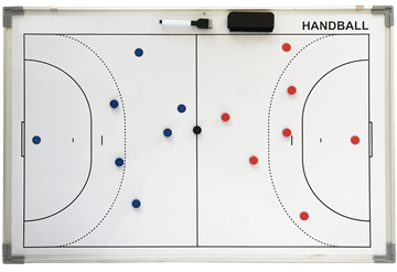Afbeelding van Taktiekbord 90x60 - handbal (recto/verso)