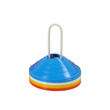 Afbeelding van Markeerschijven met houder - set/20 (4 kleuren)
