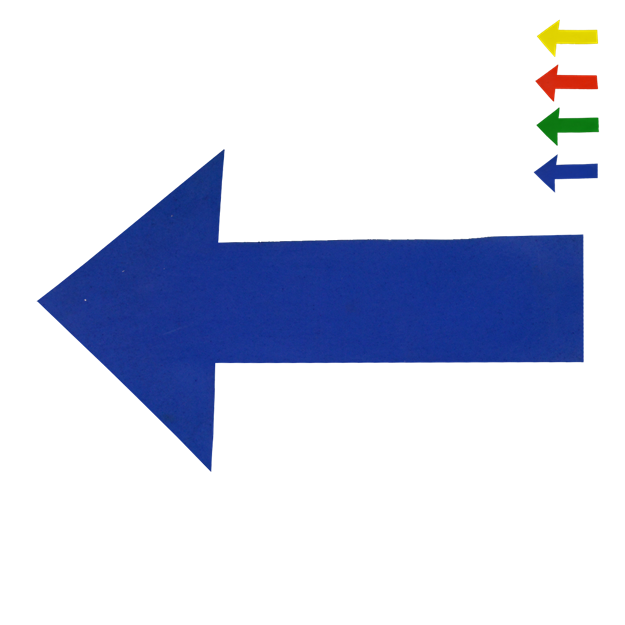 Afbeelding van Vinyl Markeer pijl, 23x18x7cm