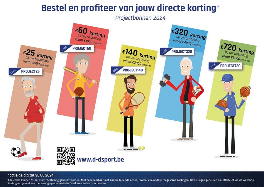 Ontdek hier de Projectbon kortingen !