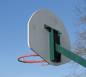 Afbeelding van Basketbalbord halve maan, Polyester