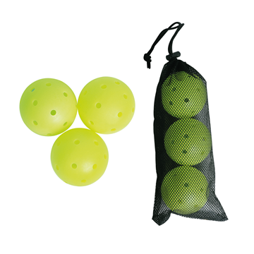 Afbeelding van Pickleball bal, set van 3 stuks, indoor