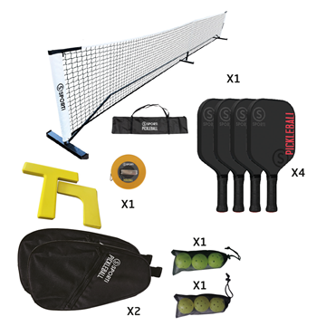 Afbeelding van Pickleball set - glasvezel