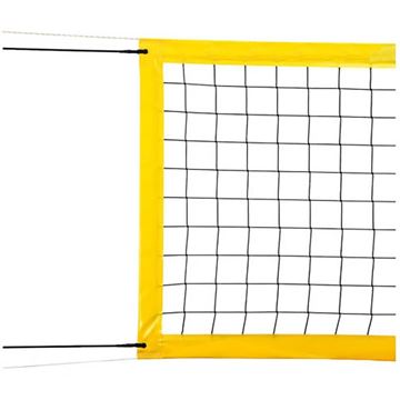 Afbeelding van beachvolleybalnet FIVB - 4mm - kevlar - geel