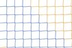 Afbeelding van Doelnetten 7,5x2,5x0,8x2m - 4mm - blauw/geel
